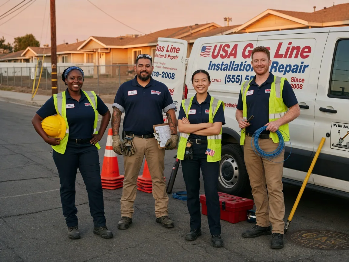 Gas Line Installation company in Bringhurst, IN